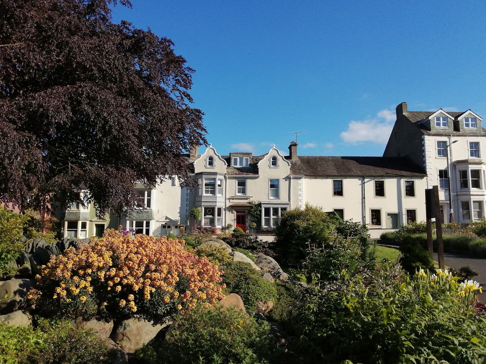 Linnett Hill, a Regency property with a Dutch façade, opposite Fitz Park in Keswick